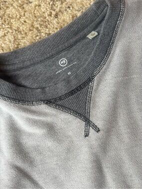 Ag Adriano Goldschmied Two-Tone Gray Crewneck Sweatshirt pullover